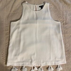 Ann Taylor Tassel Trim Tank